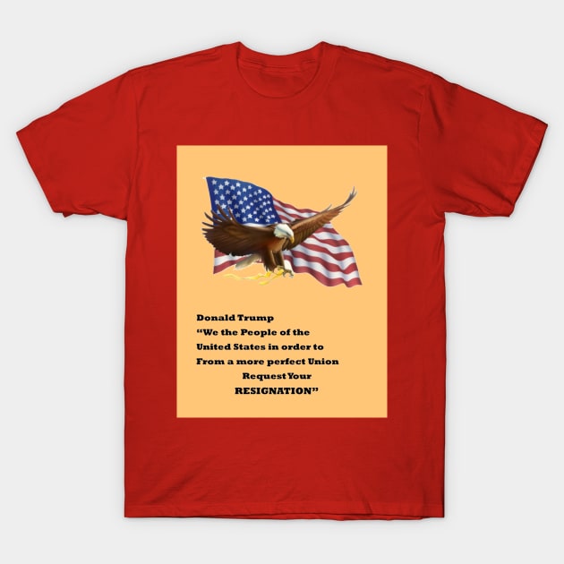 EAGLE FLAG RESIGNATION T-Shirt by GoodYouKnow
